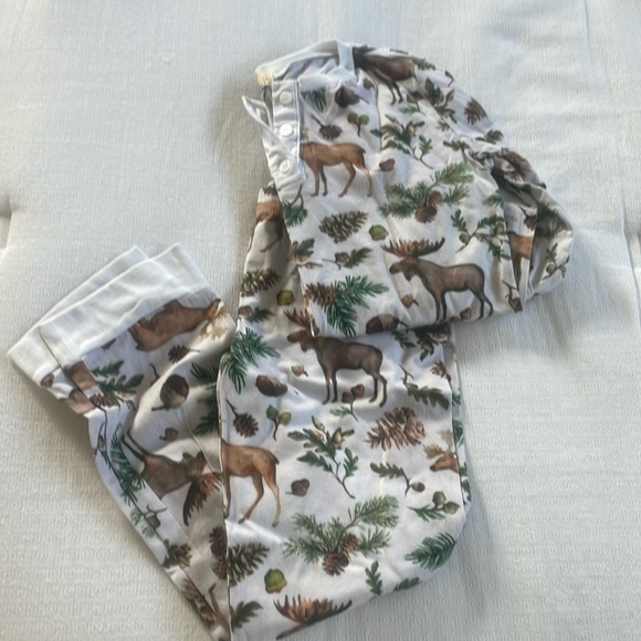 Kiel James Patrick kids moose pajamas for boys or girls - Picture 2 of 3